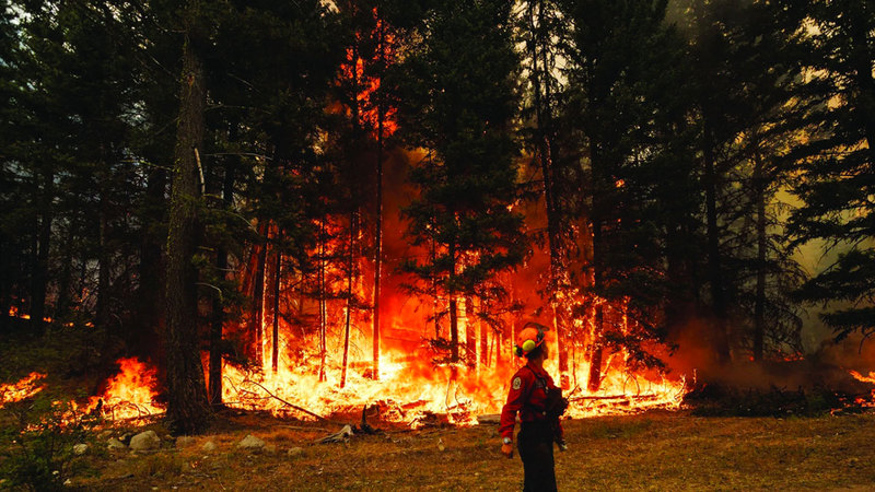الحرائق  أتت  على ملايين الهكتارات في كندا. أرشيفية
