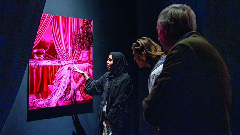 المعرض يتيح للفنانين الشباب الفرصة لعرض أعمالهم على الساحة الدولية. من المصدر