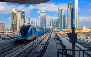 طرق دبي: تأثر خدمة المترو من محطة الإمارات العربية المتحدة للصرافة إلى محطة مدينة دبي للإنترنت