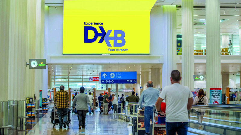 مطارات دبي حثت المسافرين على التحقق من حالة رحلاتهم مع شركات الطيران. أرشيفية