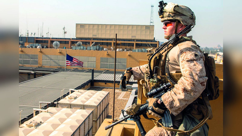 بقاء القوات الأميركية في العراق أصبح أمراً مثيراً للجدل. أرشيفية