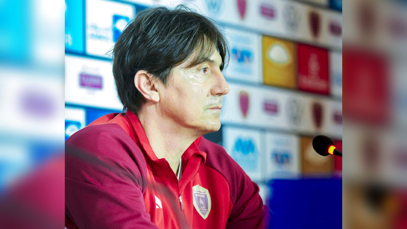 مدرب الوحدة غوران. من المصدر