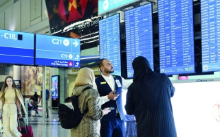 دبي تسهل إجراءات 419 ألف مسافر في الظروف الجوية الطارئة