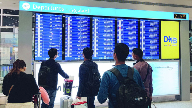 شريحة من المتعاملين تفضّل السفر خلال عطلة عيد الأضحى مباشرة وأخرى بعدها. الإمارات اليوم