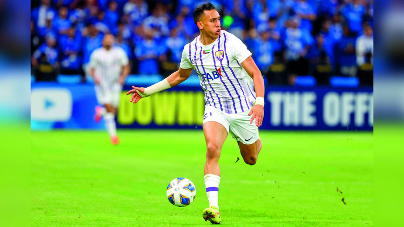 سفيان رحيمي أسهم بشكل كبير في تأهل العين إلى نهائي أبطال آسيا. أ.ف.ب