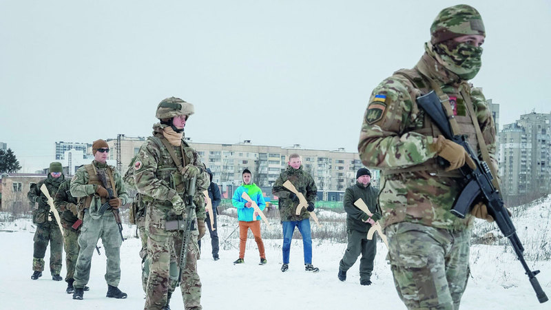 تدريبات يخضع لها المنتسبون الجدد. أرشيفية