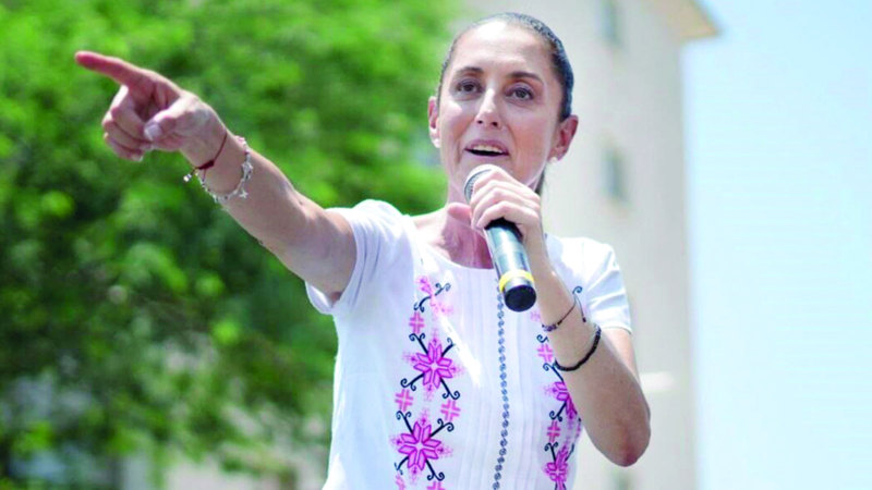 كلوديا شينباوم قد تصبح أول امرأة تتقلد منصب الرئاسة في المكسيك. غيتي