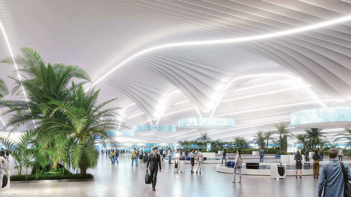 مطار آل مكتوم الدولي سيكون 5 أضعاف مطار دبي الدولي الحالي.. وسيتم نقل كل عمليات مطار دبي الدولي له خلال السنوات المقبلة. وام