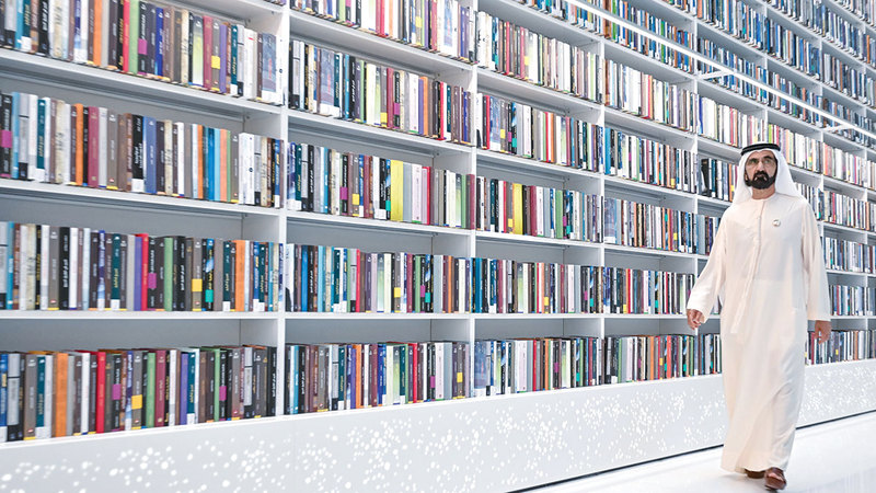 مؤلفات محمد بن راشد تتنوّع موضوعاتها لتشمل مختلف مناحي الحياة وجوانبها. أرشيفية