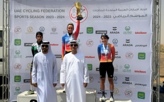 الصورة: للعام الرابع على التوالي.. صفية الصايغ بطلة الإمارات في الدراجات