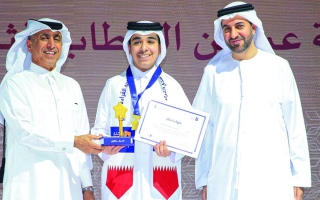 الصورة: عبدالرحمن الجابر بطلاً لـ «تحدي القراءة العربي» في دولة قطر
