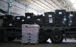 الصورة: الإمارات تعلن إيصال 400 طن من المساعدات الغذائية لسكان غزة