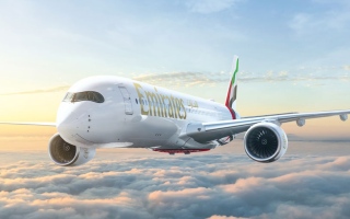الصورة: طيران الإمارات تكشف عن أول 9 وجهات لشبكة طائرتها الجديدة A350