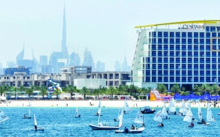 الصورة: ختام كرنفال الرياضات الأولمبية البحرية في «جزر دبي»