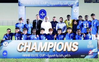 الصورة: «الجوهرة» بطل «كأس النخبة العربية» للناشئين في دبي