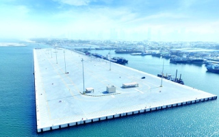الصورة: «دي بي ورلد» تُعلن استكمال توسعة رئيسة في ميناء الحمرية