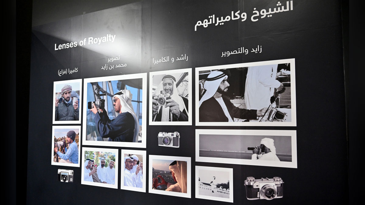 من معرض «الصورة لغة » خلال «أبوظبي الدولي للكتاب »2024 . تصوير: إريك أرازاس