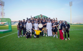 الصورة: فريق «الصقور العربية» يُتوج بطلاً لدوري الدرجة الثالثة