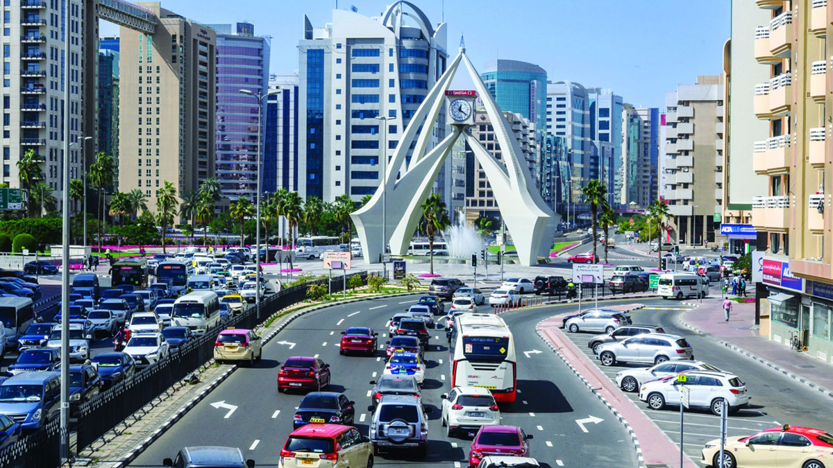 برج الساعة من المباني المحفوظة في ذاكرة دبي. الإمارات اليوم