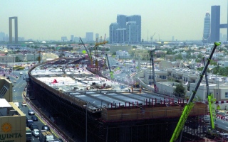 الصورة: إنجاز 45% من العقد الأول للمرحلة الرابعة لتطوير محور الشندغة في دبي