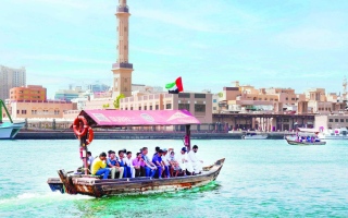 الصورة: بدء تشغيل الشبكة الموسمية لخدمات النقل البحري في دبي