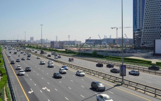 الصورة: طرق دبي تنجز أعمال توسعة على موقعين في منطقة الجداف والخليج التجاري بطول 1 كم