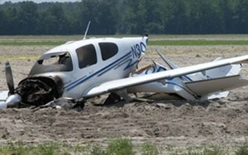 الصورة: أميركا.. 3 قتلى إثر تحطم طائرة صغيرة في ولاية تينيسي