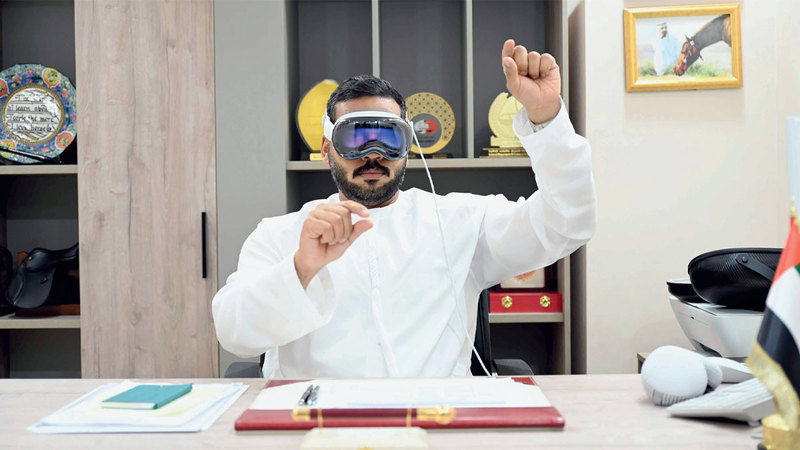 المزروعي أكد أن تحديات الذكاء الاصطناعي تكمن في ارتفاع كلفته. تصوير: فاطمة القايدي