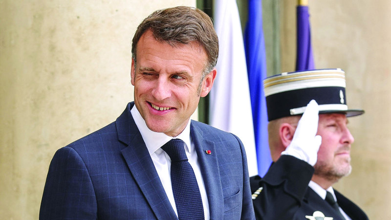 Macron se réjouit de jouer un rôle de leader sur le continent européen