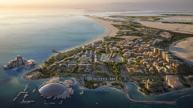 دائرة الثقافة والسياحة تستكمل الأعمال التطويرية في المنطقة الثقافية في السعديات وسيتم افتتاح كل المتاحف بالمنطقة مع نهاية عام 2025 . من المصدر