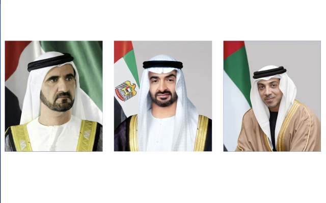 الصورة: رئيس الدولة ونائباه يهنئون رئيس البرتغال بذكرى اليوم الوطني لبلاده