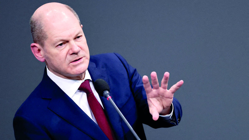 شولتس حذّر فون دير لاين من الاعتماد على شركاء من اليمين في تشكيل المفوضية الأوروبية. رويترز