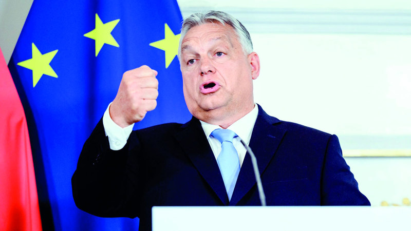 أوربان يواصل عرقلة القرارات الأوروبية المتعلقة بأوكرانيا. إي.بي.إيه