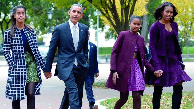عائلة أوباما لا تنوي خوض غمار السياسة مجدداً. أرشيفية
