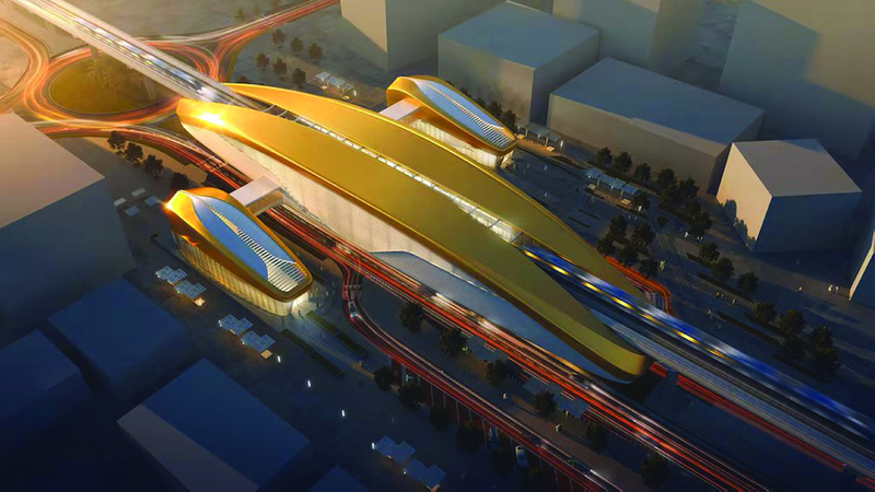 الخطة تقدم محفزات لمطوّري المناطق المحيطة بمحطات المترو.  من المصدر