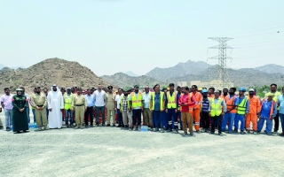 الصورة: شرطة دبي تنظم مبادرة سقيا حتا