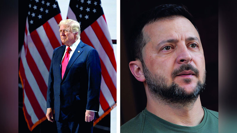 زيلينسكي يعتقد أن ترامب قد يجبره على اتفاق يصب في مصلحة روسيا. من المصدر