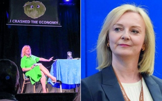 الصورة: &laquo;لقد دمرتِ الاقتصاد&raquo; وصورة نبات الخس تغضب ليز تروس