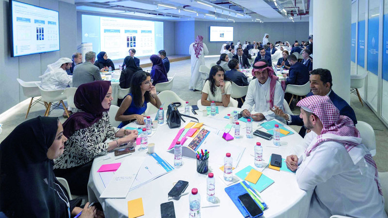 ورشة عمل تفاعلية لمناقشة ملامح الدورة المقبلة للقمة العالمية للحكومات. من المصدر