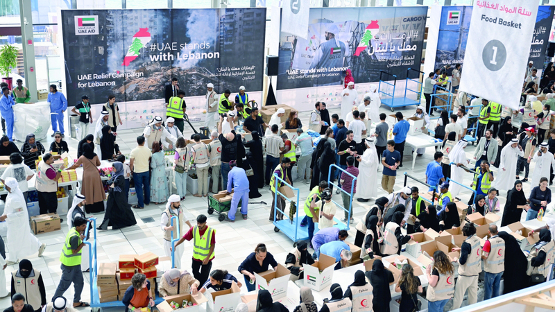 الحملة شهدت إقبالاً لافتاً من المتطوعين منذ الساعات الأولى. تصوير: نجيب محمد