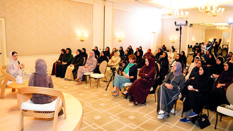 حضور نسوي واسع لجلسة &laquo;حوارات دبي للمرأة&raquo;. من المصدر