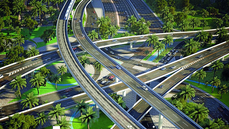 المشروع يسهم في تحقيق انسيابية الحركة المرورية. من المصدر
