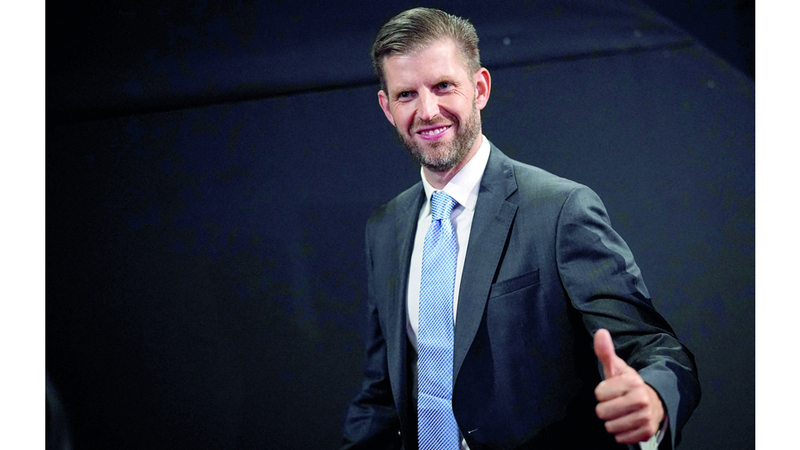 نجل ترامب أشاد بالأمير ويليام وزوجته.  غيتي