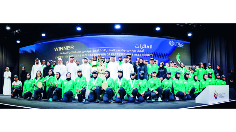 منصور بن محمد يتوّج الفائزات في «دورة الشيخة هند للألعاب الرياضية»