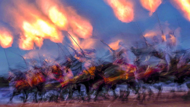 صورة السعودية يُمن المنلا الفائزة بالمركز الثاني في &laquo;المحور العام الملوّن&raquo;. من المصدر