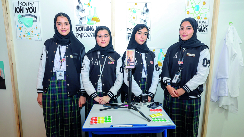 مبتكرات تطبيق جوي كام. تصوير: زيشان أحمد