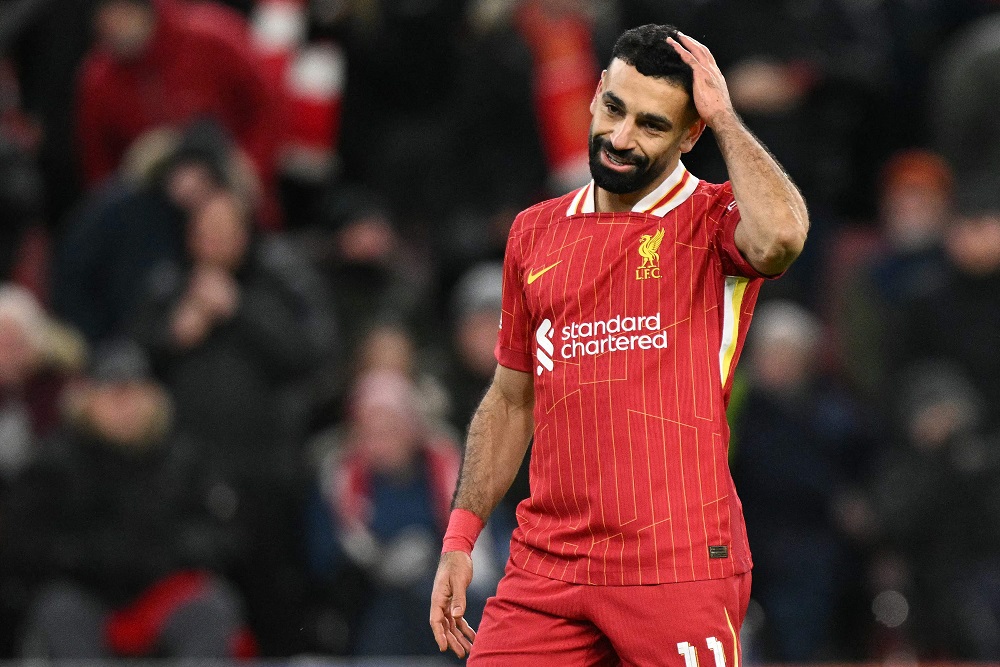 رد فعل زوجة محمد صلاح بعد إهداره ركلة جزاء أمام ريال مدريد (فيديو)