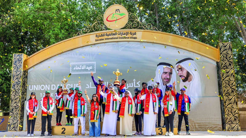 إسطبلات «المغاوير» تحرز لقب كأس «عيد الاتحاد» للقدرة