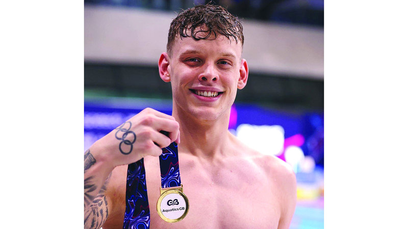 السباح البريطاني ماثيو ريتشاردز. من المصدر