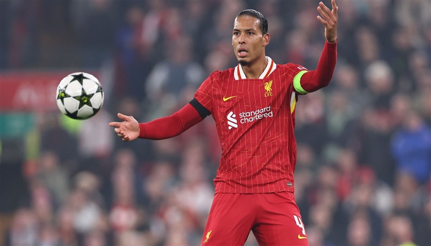 فان دايك مستاء من عرض ليفربول